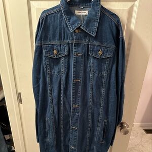 Tall ankle length Jean jacket
